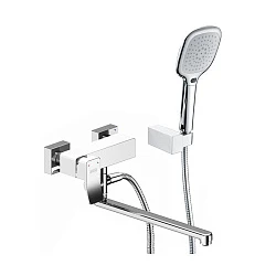 Универсальный смеситель Wasserkraft Aller 1062LWHITE хром / белый