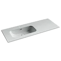 Раковина встраиваемая Ceramica Nova Element 120см CN7006L чаша слева, белая