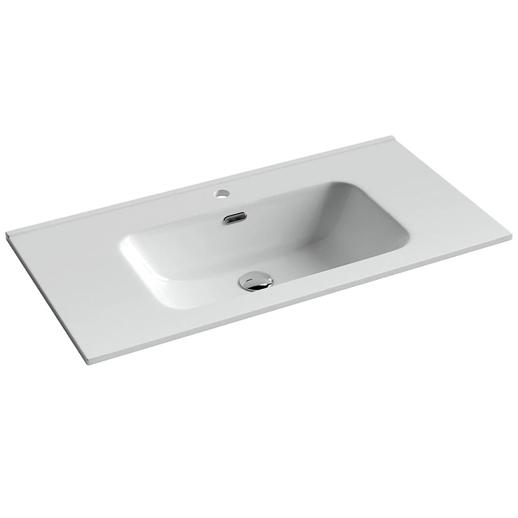 Раковина встраиваемая Ceramica Nova Element 90см CN7002 белая глянцевая