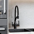 Смеситель для кухни Sancos Orta SC4008MB черный матовый