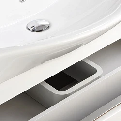 Тумба под раковину Aquaton Капри 80 1A230201KP010 белый глянец