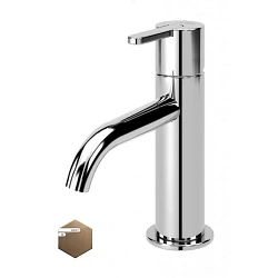 Смеситель для раковины Cezares Leaf LEAF-LSM2-SS бронза