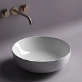 Раковина накладная Ceramica Nova Element CN5024 белая глянцевая
