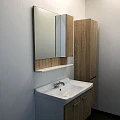Зеркало-шкаф Comforty Рига 80 00004139024CF дуб сонома