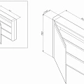 Зеркало-шкаф AM.PM Sensation M30MCL0801WG с подсветкой, белый глянец