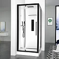 Душевая кабина Black & White Galaxy 90х90см G8022 8022000 профиль черный, стекло прозрачное