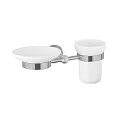 Стакан Cezares Aphrodite APHRODITE-STTS-01 с мыльницей, хром