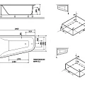 Акриловая ванна AM.PM Spirit 160x100 W72A-160R100W-A2 белая глянцевая