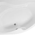 Акриловая ванна Aquanet Capri 170x110 L с каркасом и смесителем Grohe BauEdge 2511700A белый, хром