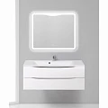 Тумба с раковиной BelBagno Marino 120 белая глянцевая