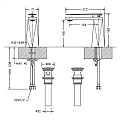 Смеситель для раковины Bravat Diamond F118102C-2-ENG хром