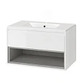 Раковина встраиваемая Excellent 80см CEEX.3617.800.WH белая глянцевая