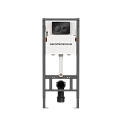 Система инсталляции для унитазов Ceramica Nova Balance CN121001MB с кнопкой черной матовой