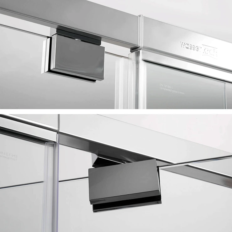 Душевой уголок Wasserkraft Berkel 120x80см 48P06 профиль хром, стекло прозрачное