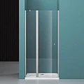 Душевая дверь в нишу BelBagno 100см ETNA-B-12-60/40-C-Cr профиль хром, стекло прозрачное
