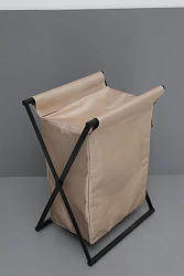 Корзина для белья Allen Brau Priority 00312050 черный/бежевый