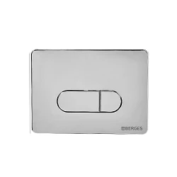 Кнопка смыва Berges Novum D3 040033 хром глянцевая