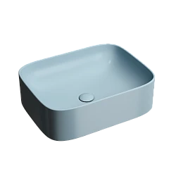 Раковина накладная Ceramica nova Element 505*380*150мм CN6052ML голубая матовая