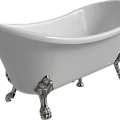 Акриловая ванна Artemis Cloe 180x75 1.05.407.010.01.1.28 белая глянцевая, ножки хром
