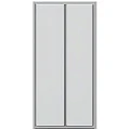 Душевая дверь в нишу Bravat Line 100x200см BD100.4121A профиль хром, стекло прозрачное