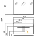 Тумба с раковиной Aquaton Мадрид 80 белая с ящиком