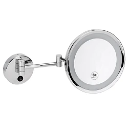 Косметическое зеркало Bemeta Cosmetic mirrors 116401772 с подсветкой, хром