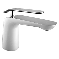 Смеситель для раковины Lemark Melange LM4906CW белый / хром