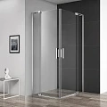 Душевой уголок Cezares Slider 110x110см SLIDER-A-2-100/110-C-Cr профиль хром, стекло прозрачное
