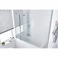 Шторка на ванну Excellent Серия 900 100х145см KAAC.1609.1000.LP профиль хром, стекло прозрачное