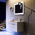 Тумба с раковиной Aqwella 5 stars Malaga 90 R белая