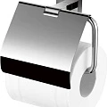 Держатель туалетной бумаги Aquanet 4786 с крышкой, хром