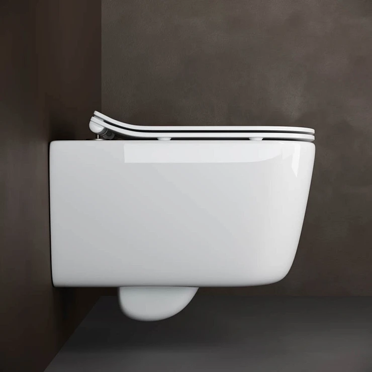 Унитаз подвесной Ceramica Nova New Day CN3005 белый глянец