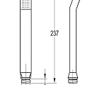Душевая лейка Cezares Articoli Vari CZR-F-D1F2-01 пластик, хром
