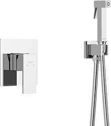Гигиенический душ Aquatek Либра AQ1619CR со смесителем, с внутренней частью, хром