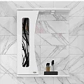 Зеркало DIWO Муром L, 55 MUR.Z.55/P/W с подсветкой