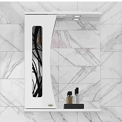 Зеркало DIWO Муром L, 55 MUR.Z.55/P/W с подсветкой