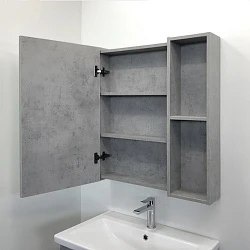 Зеркало-шкаф Comforty Осло 60 00-00006490CF бетон светлый