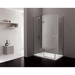 Душевой уголок Cezares Verona 120x90см VERONA-W-AH-2-120/90-P-Cr-R профиль хром, стекло рифленое