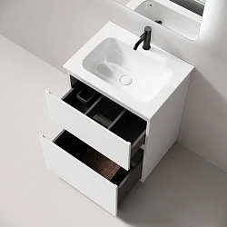 Тумба с раковиной Sancos Folk Floor 60 напольная, Bianco