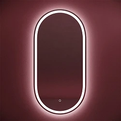 Зеркало Sancos Oval 55х105 OV55F с подсветкой