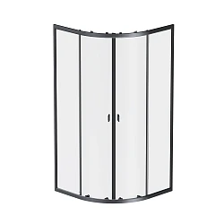 Душевой уголок AM.PM X-Joy 90x90см W88G-205-090BT64 профиль черный, стекло прозрачное
