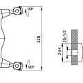 Смеситель для ванны с душем Edelform Lumier LM2812G золото 