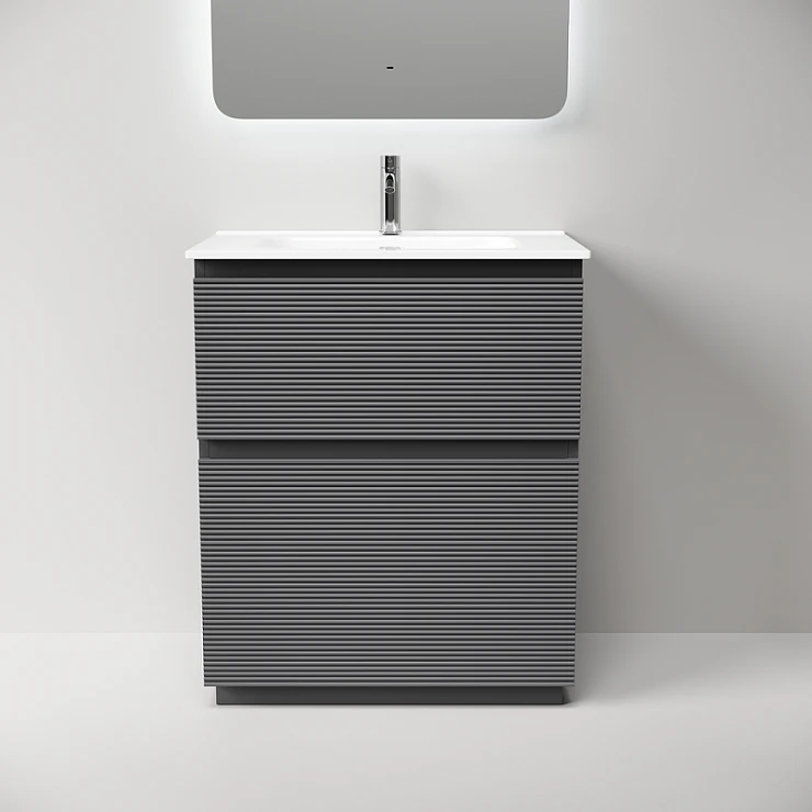 Тумба под раковину Sancos Folk Floor 70 FL70FGS напольная, Grey soft