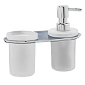 Дозатор Wasserkraft Kammel K-8389 со стаканом, хром
