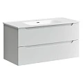 Тумба под раковину Sancos Norma 2.0 100 NR2.0100W белая глянцевая