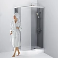 Душевой уголок AM.PM Like 120x80см W83G-302U120CG профиль хром, стекло тонированное