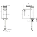 Смеситель для раковины Bravat Eddie F1369402BW-ENG черный