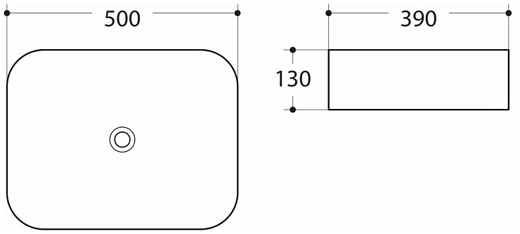 Раковина накладная Art&Max AM-78109-MB матовая черная