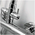 Душевая стойка Wasserkraft Thermo A13302 хром