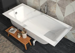 Ванна из искусственного камня Эстет Дельта slim 170A 170x70 ФР-00016732 белая глянец